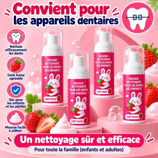 Kit Sourire Enfant-Brosse U 360° + Dentifrice Mousse