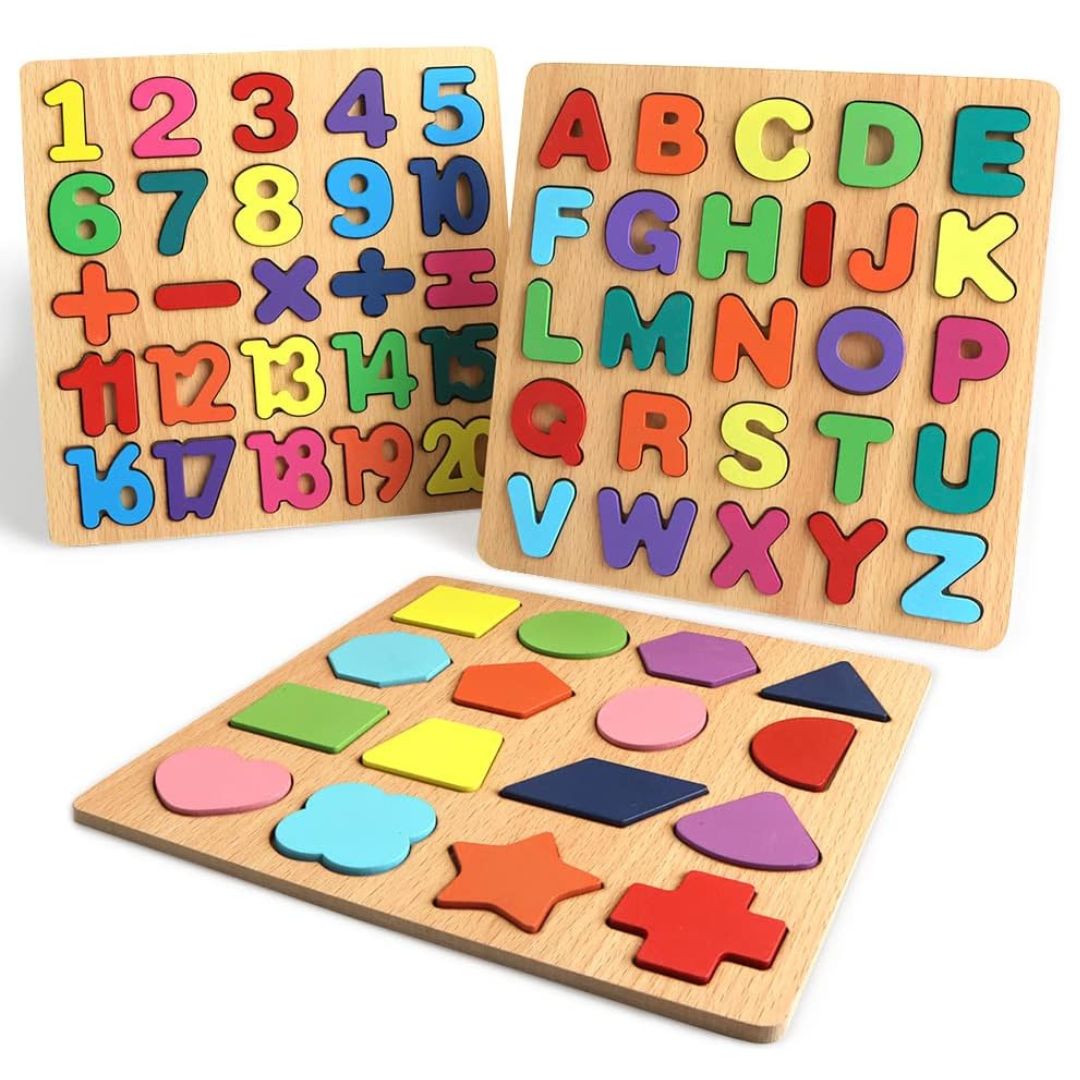 PUZZLE EDUCATIF EN BOIS POUR ENFANT