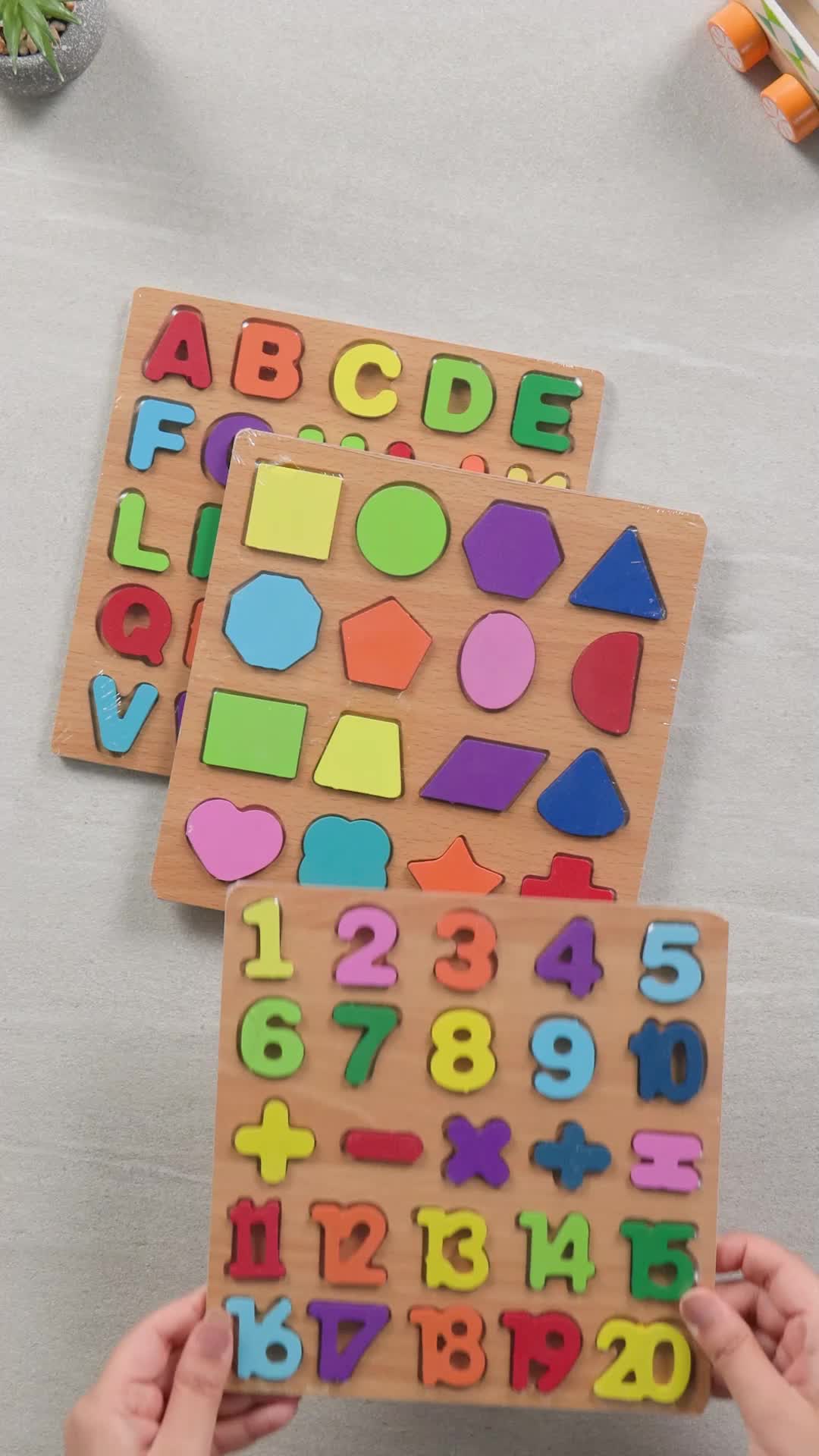 PUZZLE EDUCATIF EN BOIS POUR ENFANT