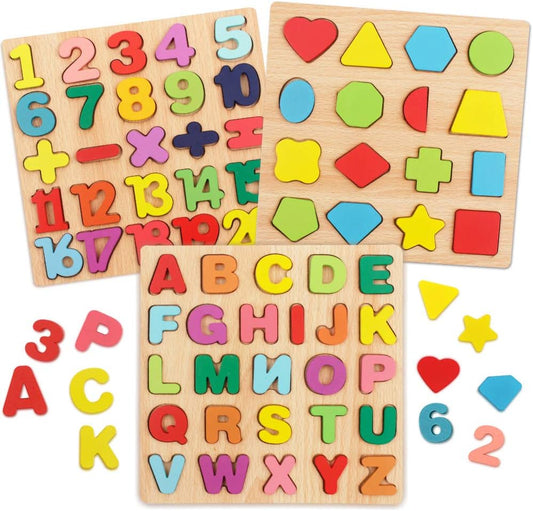 PUZZLE EDUCATIF EN BOIS POUR ENFANT