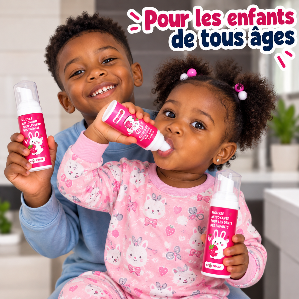 Kit Sourire Enfant-Brosse U 360° + Dentifrice Mousse