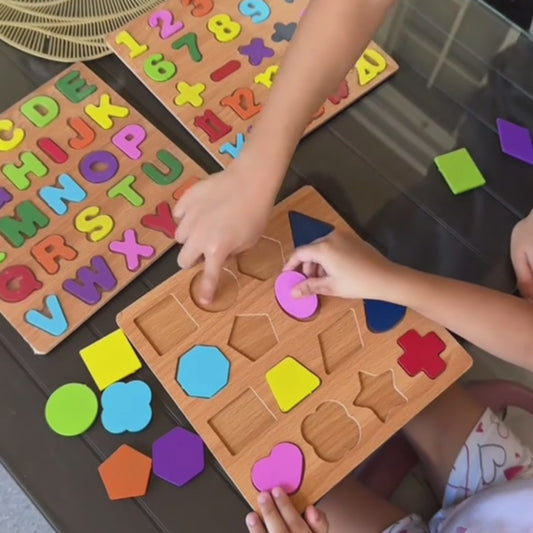 PUZZLE EDUCATIF EN BOIS POUR ENFANT